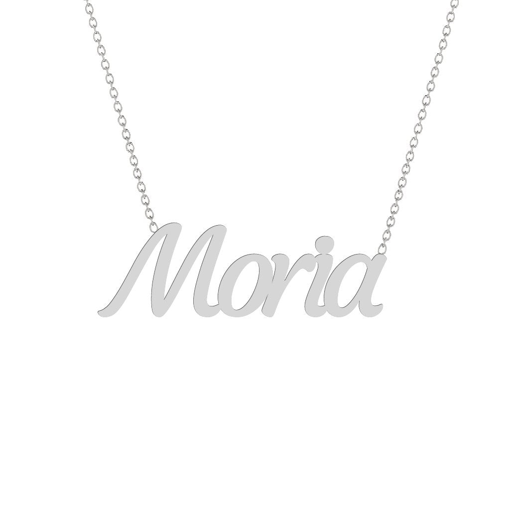 Gold Name Necklace - Moria